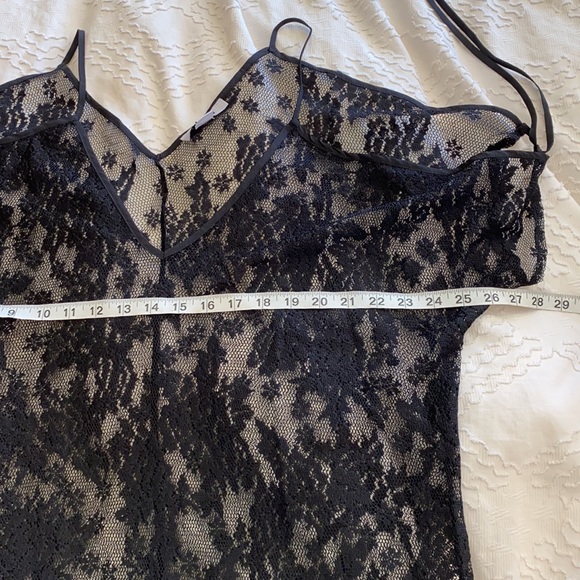 FAVLUX lace maxi sheer dress coverup tassels LARGE swim cover - Picture 12 of 13